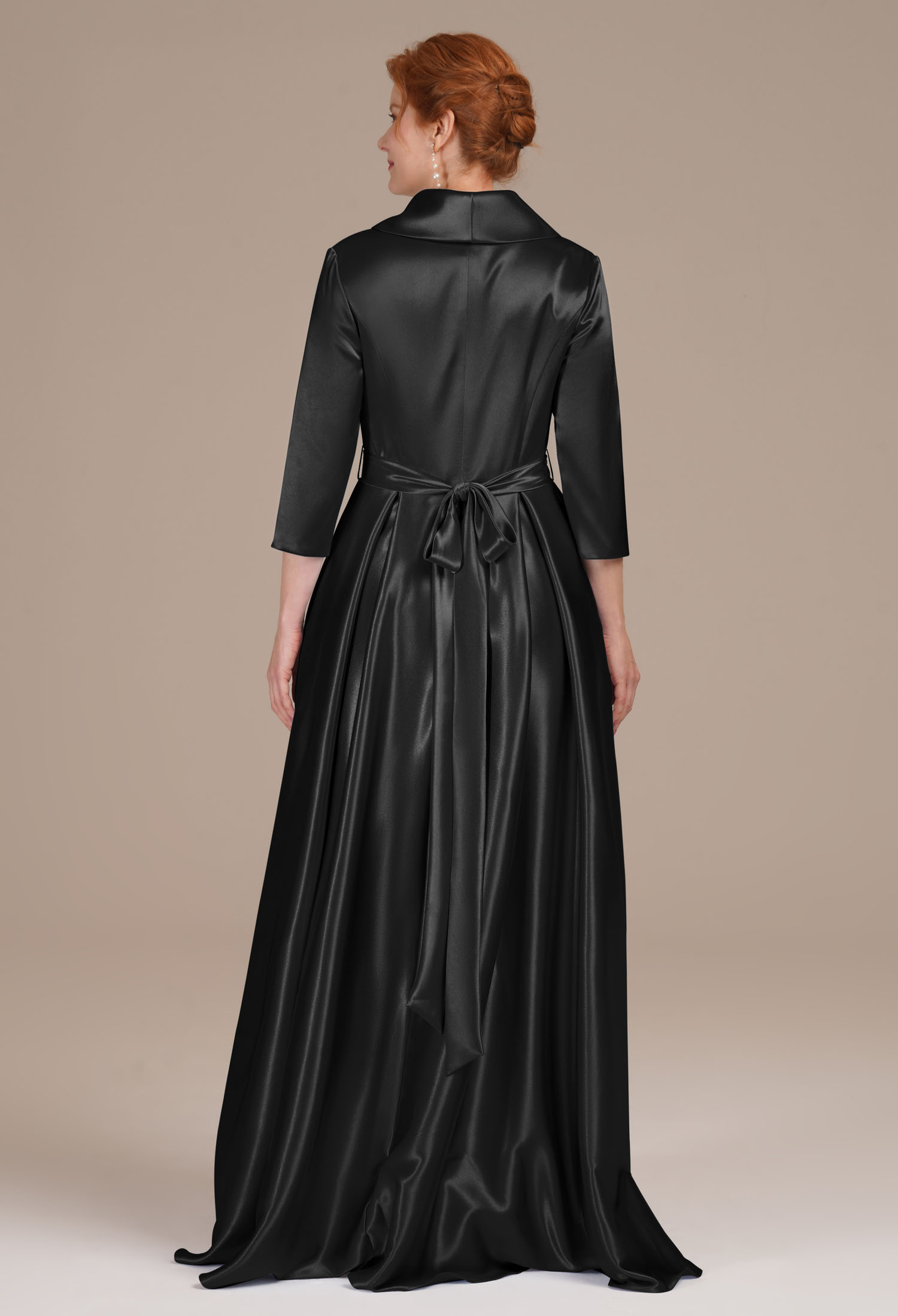 AW Silvia Black Metallic  Mother of the Bride Dresses